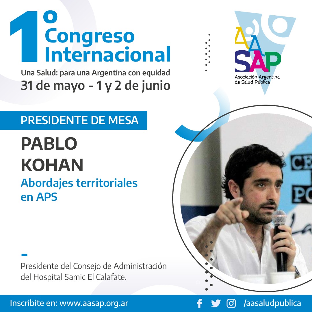 PKohan33's tweet photo. Los invito a inscribirse en el 1° Congreso Internacional de #AASAP en el que estaré participando los próximos 31 de mayo, 1 y 2 de junio en el centro de convenciones Palais Rouge (CABA). Info e inscripción en https://t.co/tn8hbLkUnH https://t.co/VO5yUJI4Ok