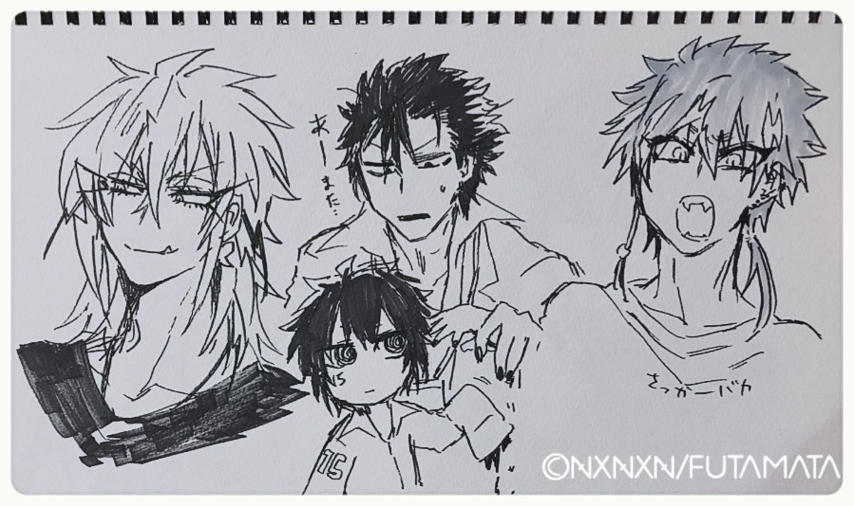 ArukaRider's tweet photo. キャスご視聴あ��がとうございました！久々に沢山描けて楽しかったです〜！
これはキャスでリクエストもらったキャラ描き詰め！ https://t.co/ENyUOlxBtH