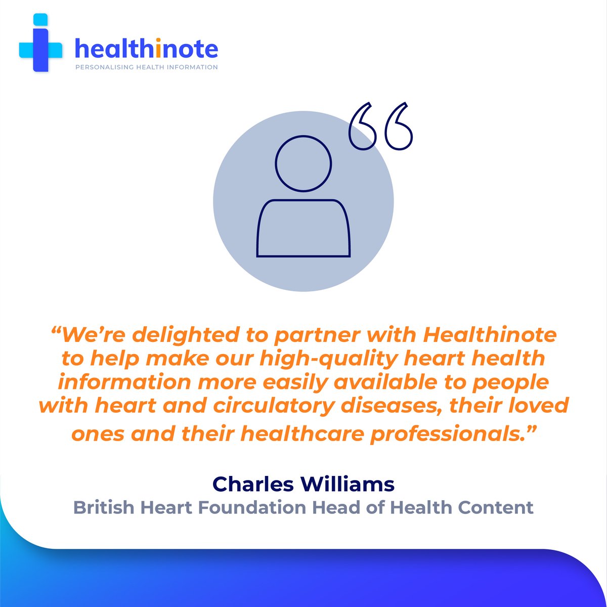 Welcome to our latest #trusted partner <a href="/TheBHF/">British Heart Foundation</a> !
healthinote.com