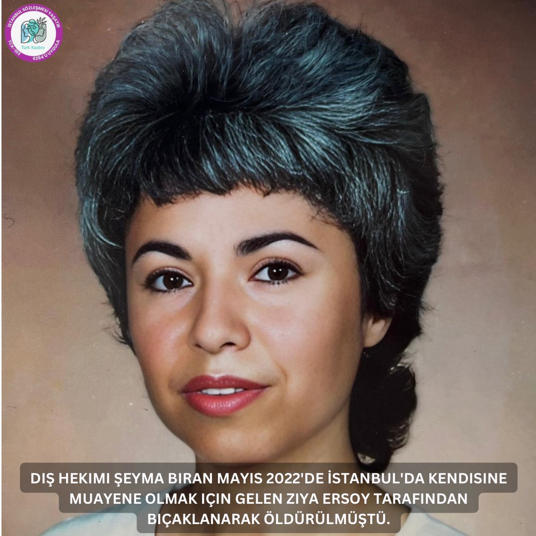 - Şeyma Biran'ın ailesine ve sevdiklerine başsağlığı diliyorum. Adaletin yerini bulmasını umuyorum. 
#KadinaSiddeteHayir #22Mayo 
 #ŞeymaBiran