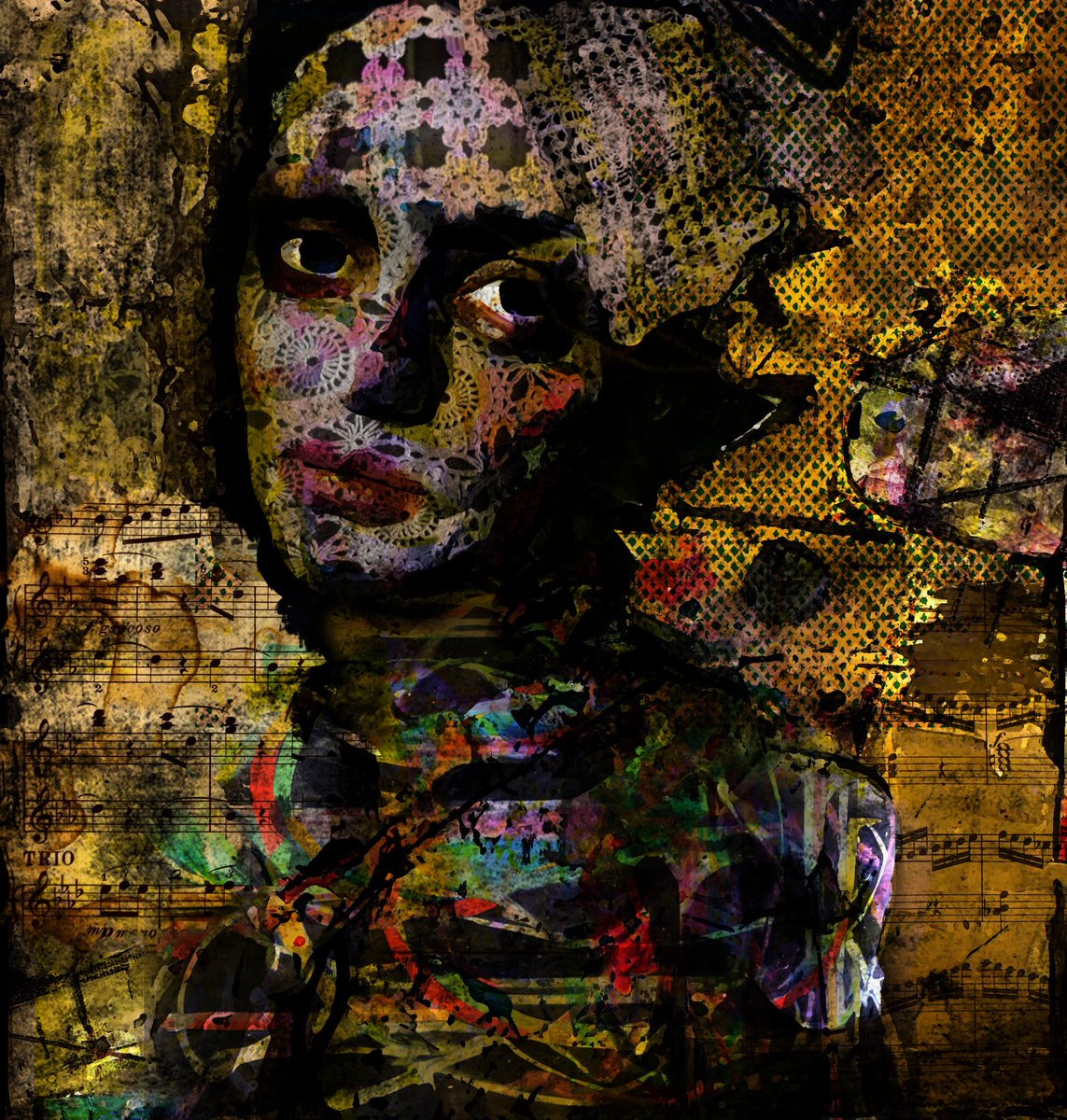 The weather is fine and I'm going out. ☀️
Leaving you (just for a while) with my favourite "Saturn Nocturne". 
See you tonight.
#nftart #NFTartists #nftcollectors #NFTCommunity