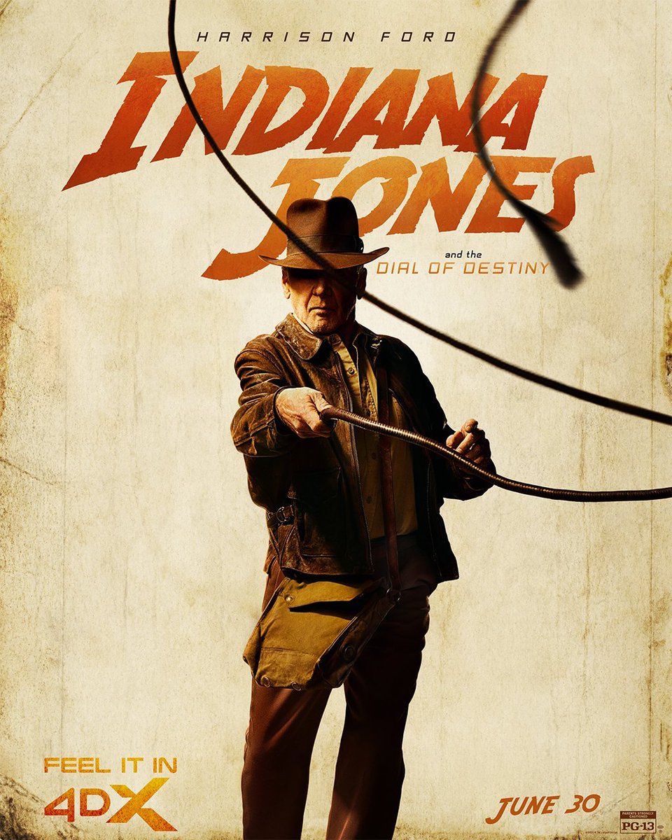 Check out the exclusive @4dxusa artwork for #IndianaJones and the Dial of Destiny, only in theaters June 30. Get tickets now: fandango.com/IndianaJones