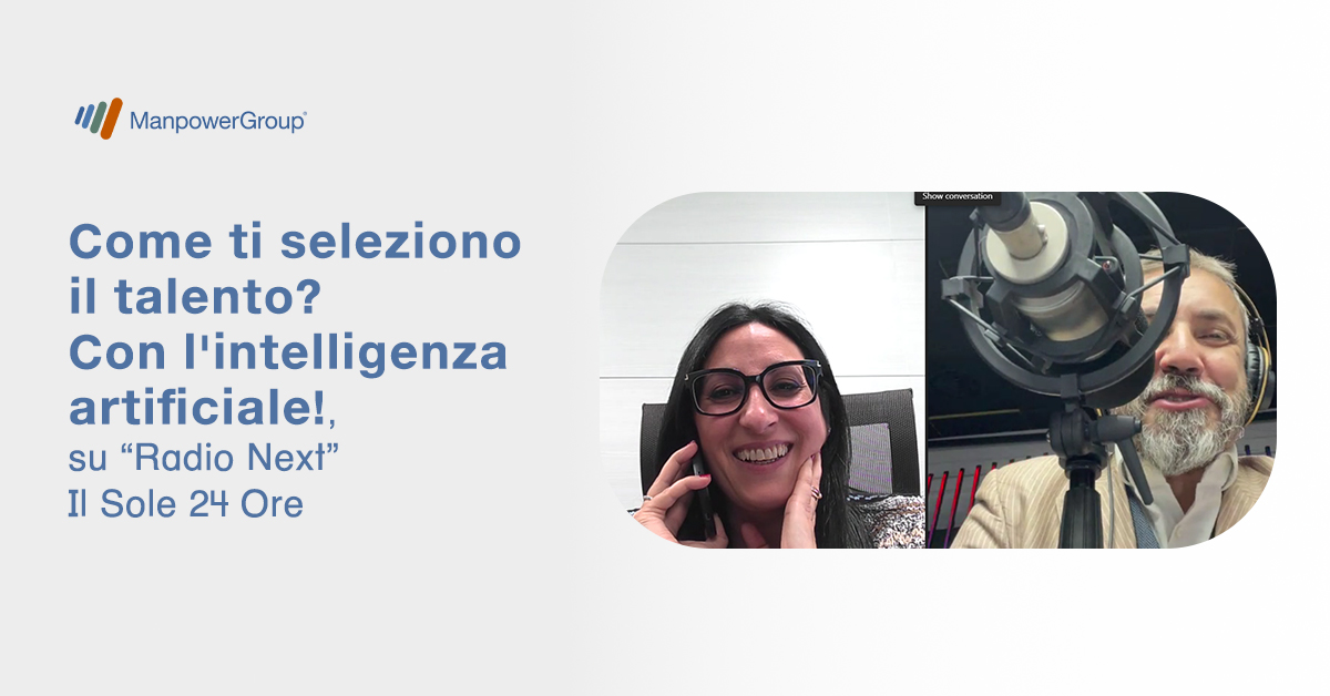 ManpowerGroup Italia (@manpowergroupit) on Twitter photo Su #RadioNext, ospite di @PepeModer, <a href="/DanielaCaputo72/">Daniela Caputo</a>, Marketing, Communication & Innovation Director di #ManpowerGroup Italia, racconta l’impatto significativo dell’#AI rispetto all’attraction e recruitment dei candidati nel mondo del lavoro. Ascolta ora: bit.ly/3MLbqq3 Su #RadioNext, ospite di @PepeModer, <a href="/DanielaCaputo72/">Daniela Caputo</a>, Marketing, Communication & Innovation Director di #ManpowerGroup Italia, racconta l’impatto significativo dell’#AI rispetto all’attraction e recruitment dei candidati nel mondo del lavoro. Ascolta ora: bit.ly/3MLbqq3