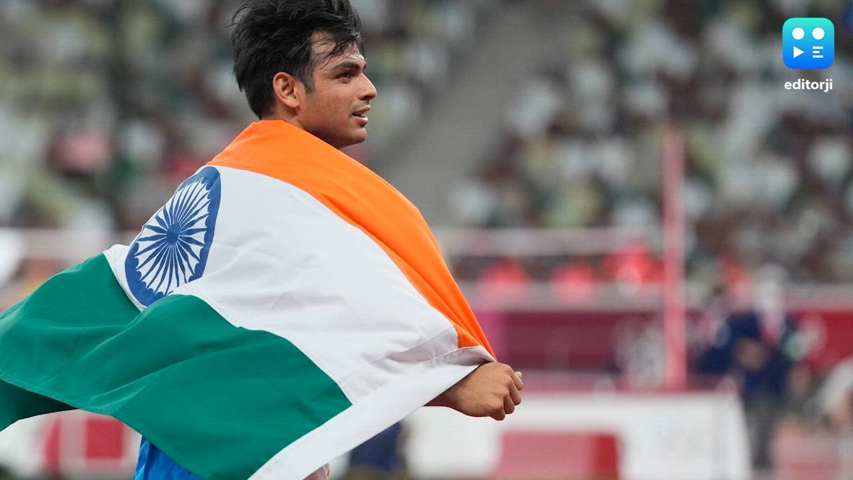 editorji's tweet photo. #NeerajChopra becomes 1st Indian track &amp; field athlete to attain No.1 world ranking

@Neeraj_chopra1 

Read: https://t.co/WwJHkR2i2e https://t.co/XRBjeXp5VI