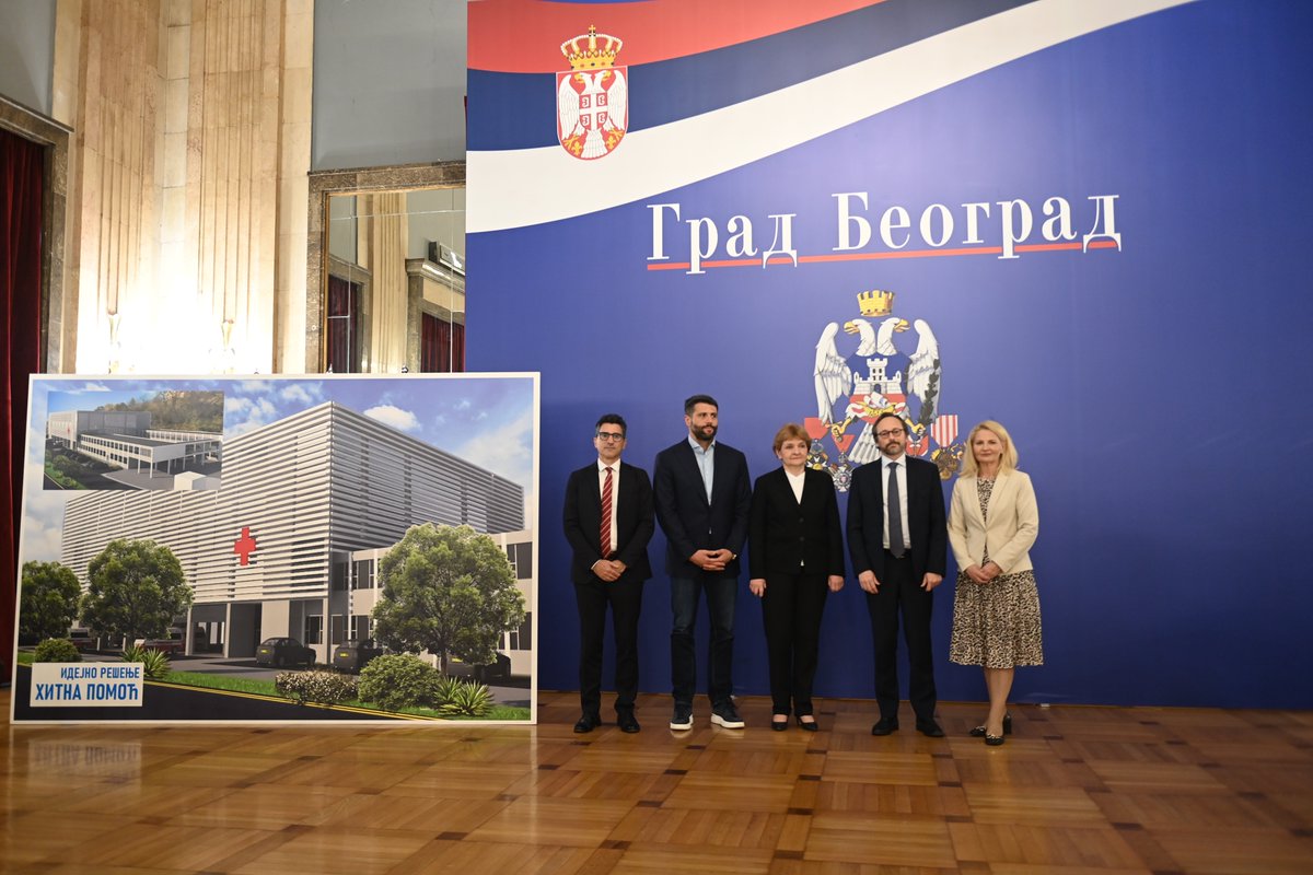 We’re helping Belgrade reconstruct its urgent care centre with a €8.8 million EU grant and a €5 million EBRD loan. 
The investment will help improve energy efficiency, boost energy savings and provide better comfort for patients. 
<a href="/EGiaufretEU/">Emanuele Giaufret</a> <a href="/eusrbija/">EU u Srbiji</a>

ebrd.com/news/2023/ebrd…