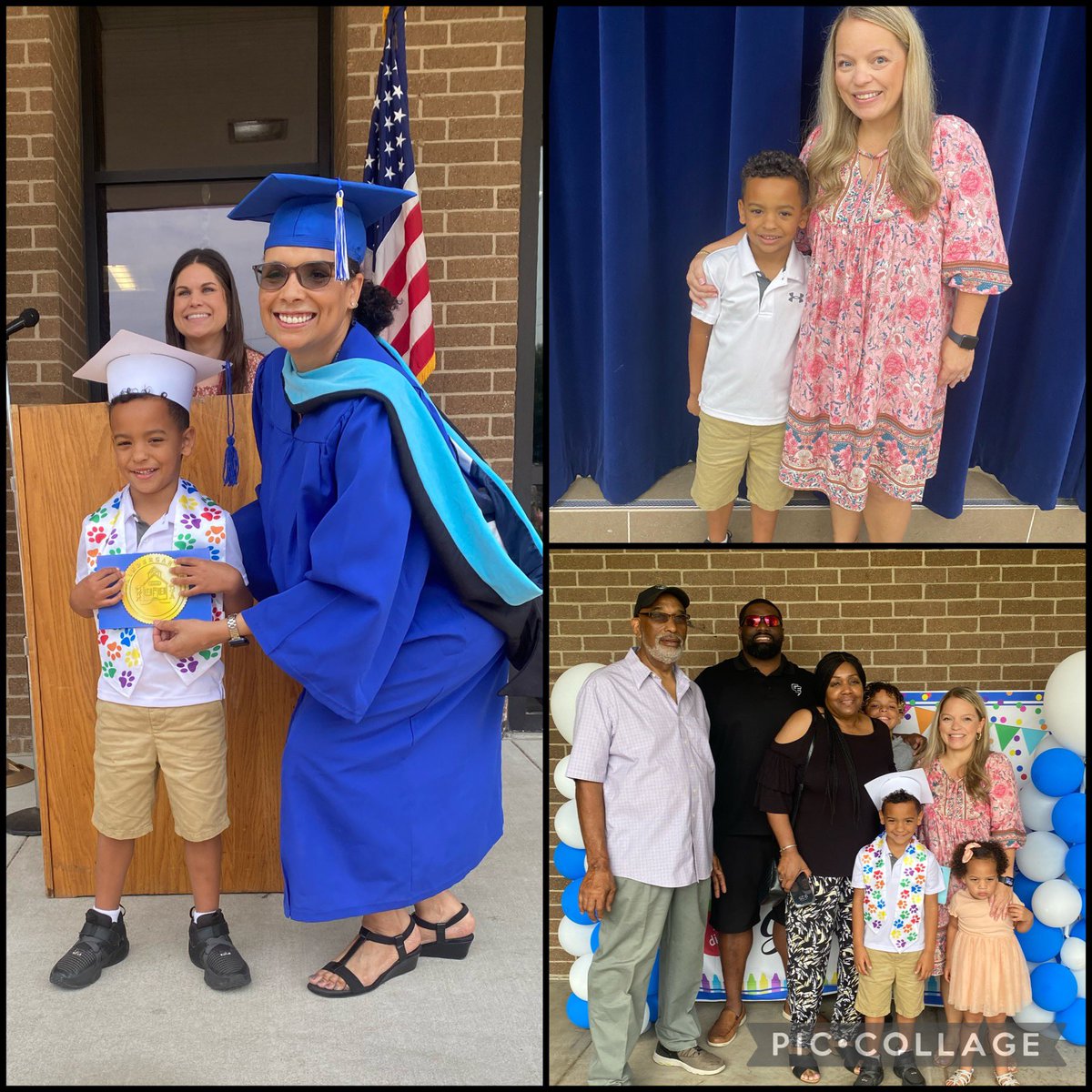 We officially have a kinder 👨‍🎓 graduate! #HoundDogMagic #KinderGraduation #Classof2035 @CyFairISD @HorneElementary