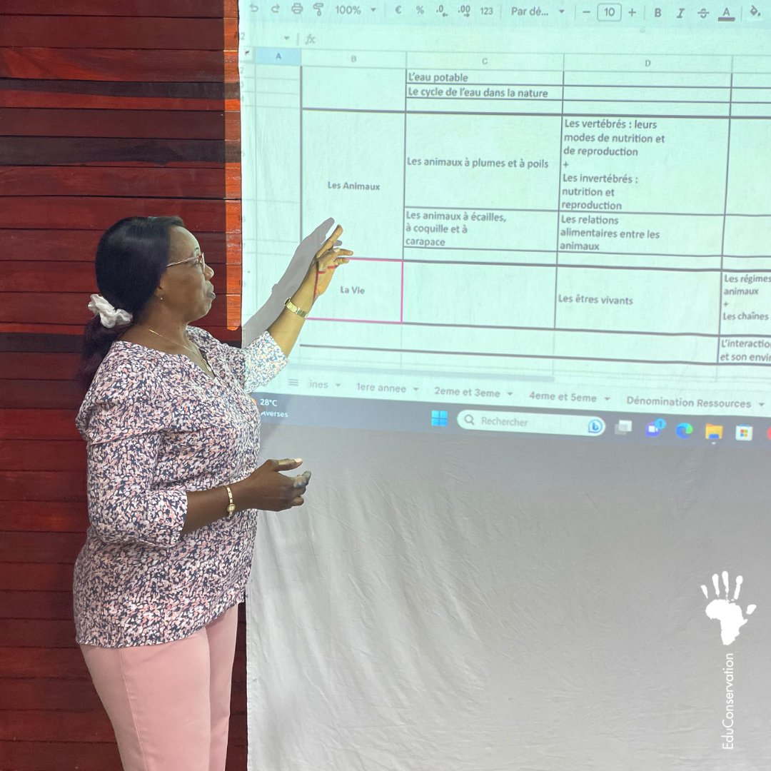 EduConservation's tweet photo. Au #Gabon, nous avons récemment organisé notre premier Atelier Collaboratif avec notre équipe d'experts pour commencer l'élaboration de nos ressources éducatives. Plus de nouvelles du Gabon très bientôt !
.
#TeamFirst #educonservation #education #conservation #teachers #school https://t.co/ZY9ba13iGi