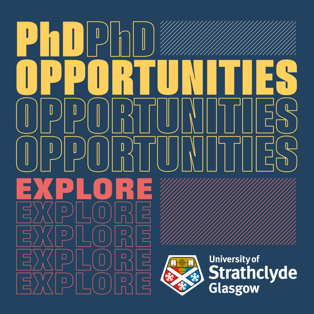 UniStrathclyde's tweet photo. Interested in a #StrathPhD? We offer a wide range of funded and unfunded opportunities. Search what we currently have on offer at https://t.co/B8eAia1cXK
Looking for funding? We've put together a useful list of external funding routesβ‘οΈ https://t.co/Lt86JpMu8Y https://t.co/E5njtSLJSy