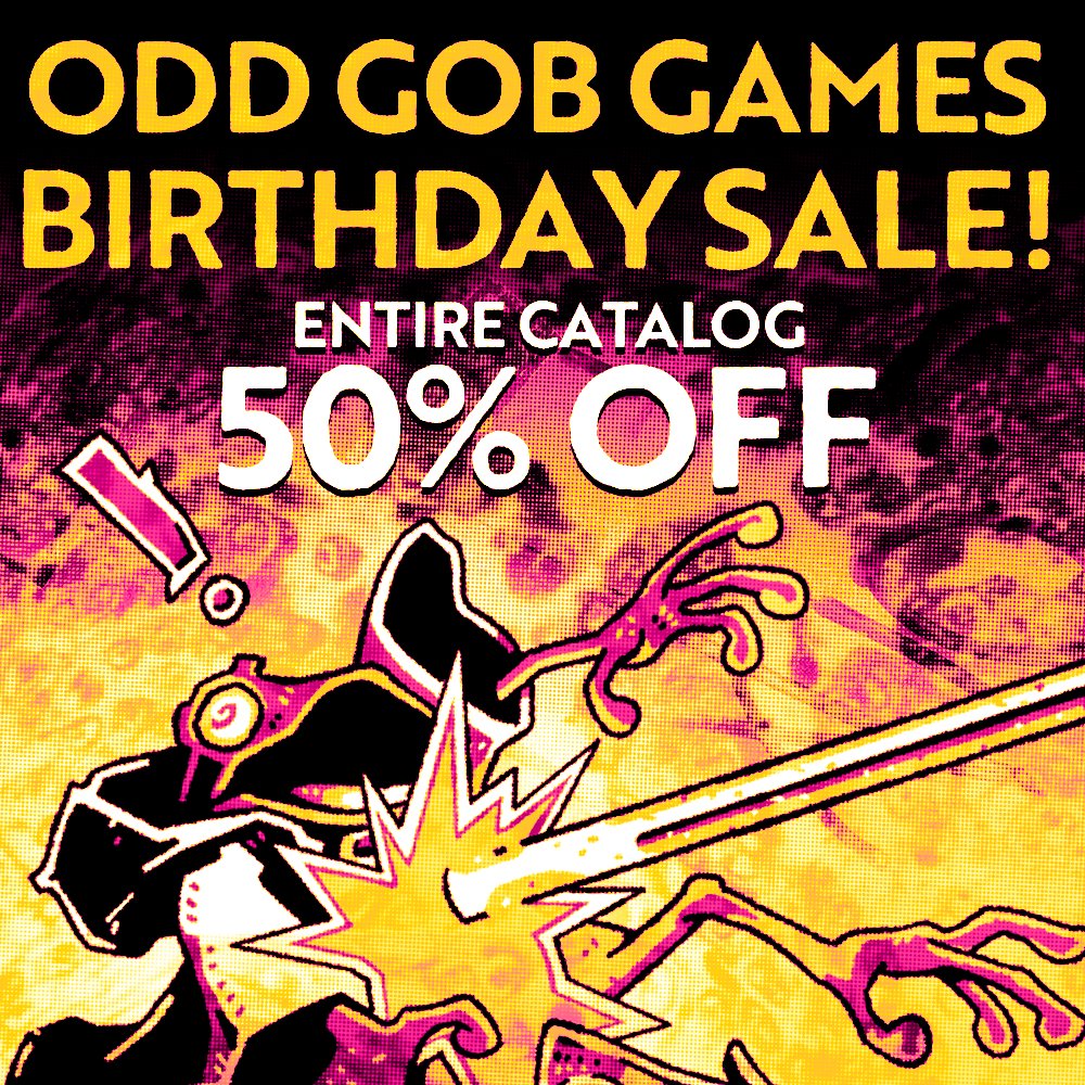 Birthday Sale! 50% Entire Catalog! itch.io/blog/535011/bi… #indiegames via @itchio