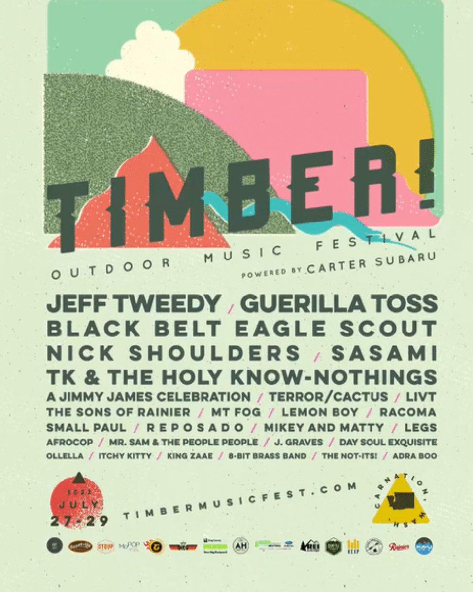 CarterSubaru's tweet photo. #ICYMI: We’re excited to be a part of this year’s @timberfest! Join us at Tolt-MacDonald Park from July 27 - 29 for the best weekend of the summer. See you soon! #timberfest 🏕️
🎟️ Snag your tickets: https://t.co/EkPjDEZbBG 🎟️ https://t.co/mPQ9a8X9cr