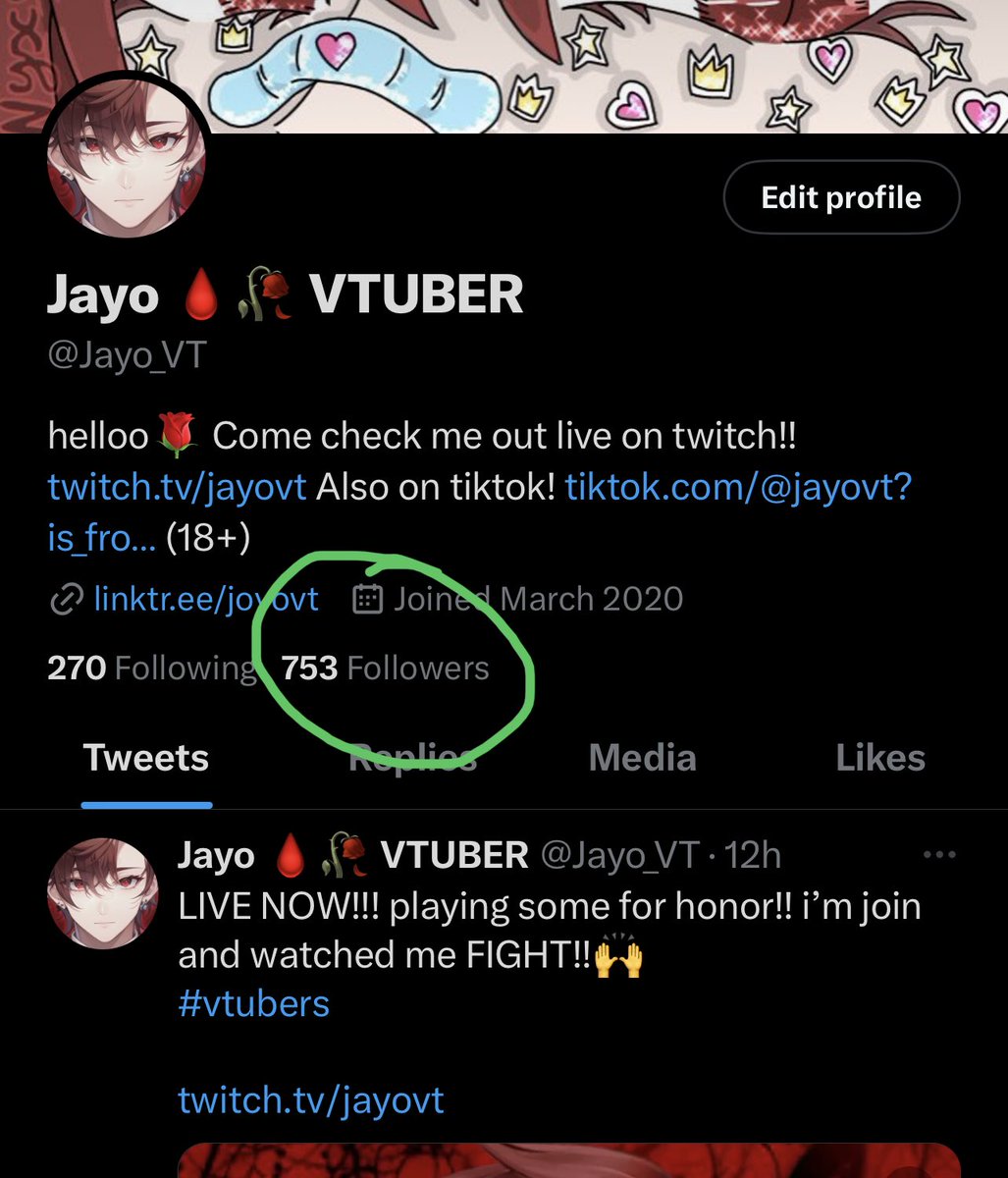 Hellooo🌹 We’re almost at 800 follower!!! LET GET THERE BY TONIGHT BABYYY🙌 #vtubers #VtuberSupport #VTuberUprising