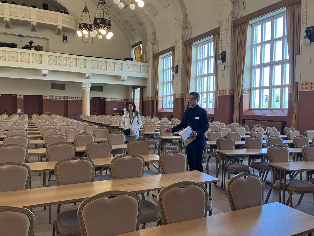 Our #FINT2023 conference team checking  sites and getting ready to welcome #trust scholars in Helsinki! #Finland ⁦