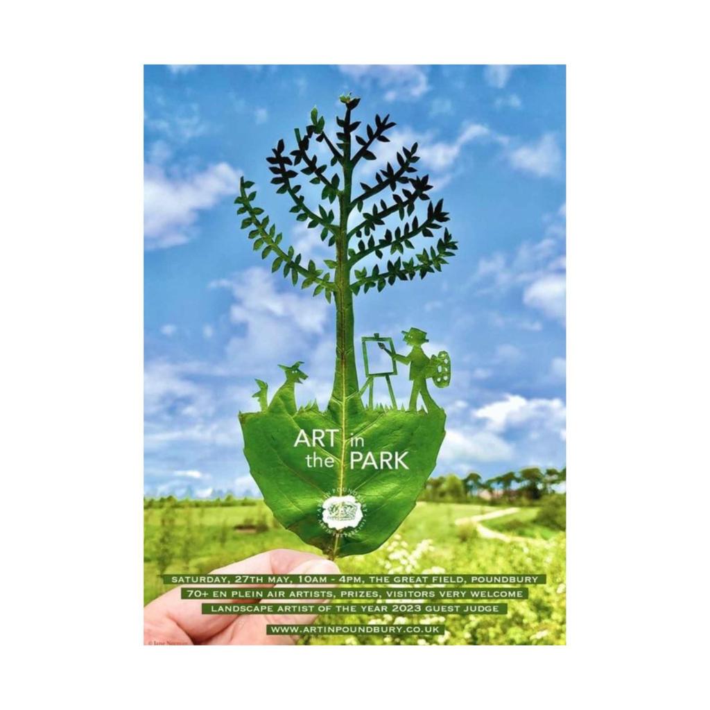 This Saturday May 27th, The Great Poundbury Paint Out. Everyone welcome to get fascinating insights of artists at work.
#artevent #enpleinair