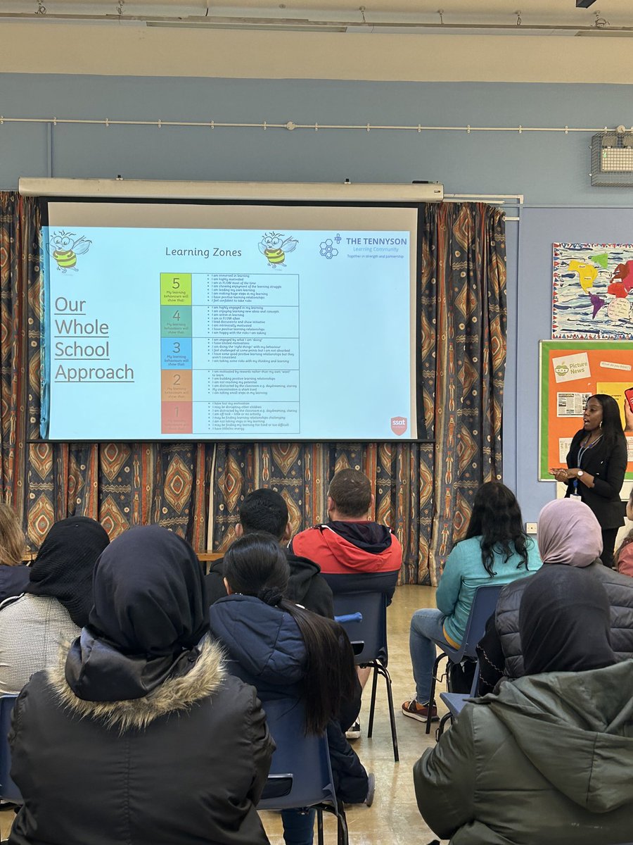TennysonRoadLTN's tweet photo. Thank you to all of our parents who attended our first Behaviour Open morning! We hope it was helpful to you all and we very much look forward to the next one! #TennysonFamily #LearningZones #Behavioursforlearning https://t.co/RffPnAWAzF