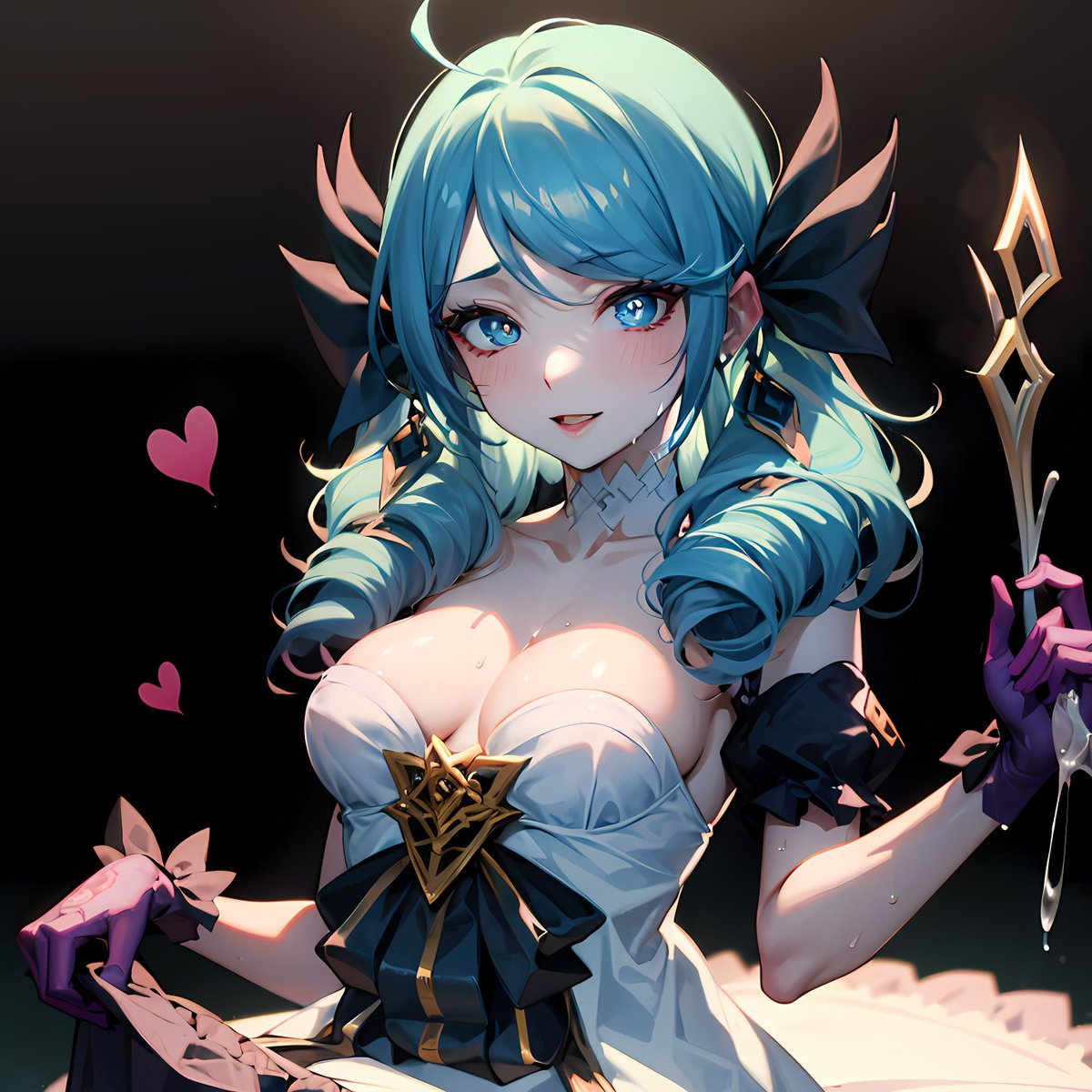 Vio que todos lo hacen. 
La muñeca también desea saber. ♡