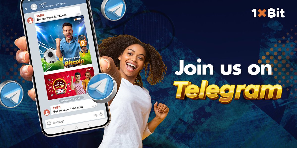 1xbit_pt's tweet photo. Junte-se ao nosso canal de Telegram para ficar informado sobre os últimos eventos e prêmios que estão em jogo!

Nos vemos do outro lado😎
https://t.co/x25Nicxn8C https://t.co/Jz7ziwByjr