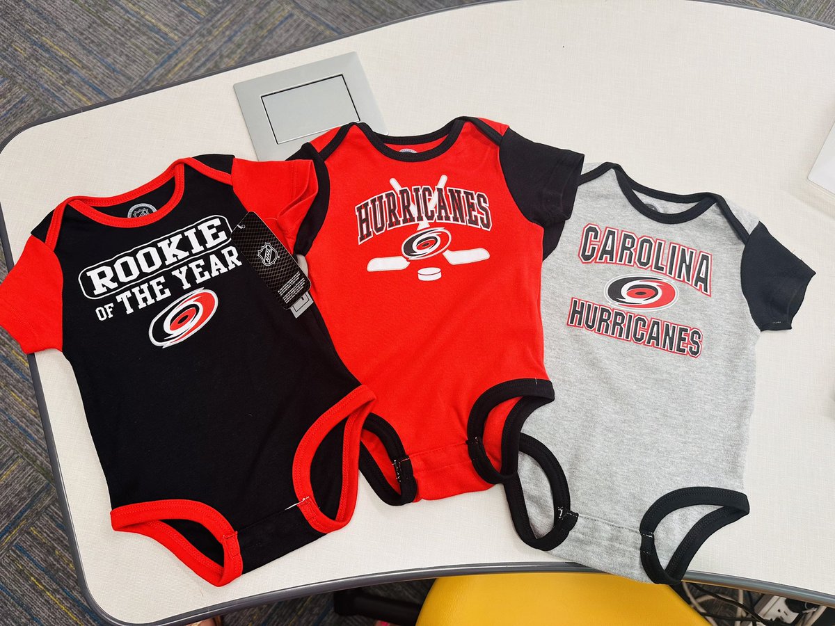 What an awesome teacher appreciation gift for Baby Cornish! <a href="/Canes/">Carolina Hurricanes</a>