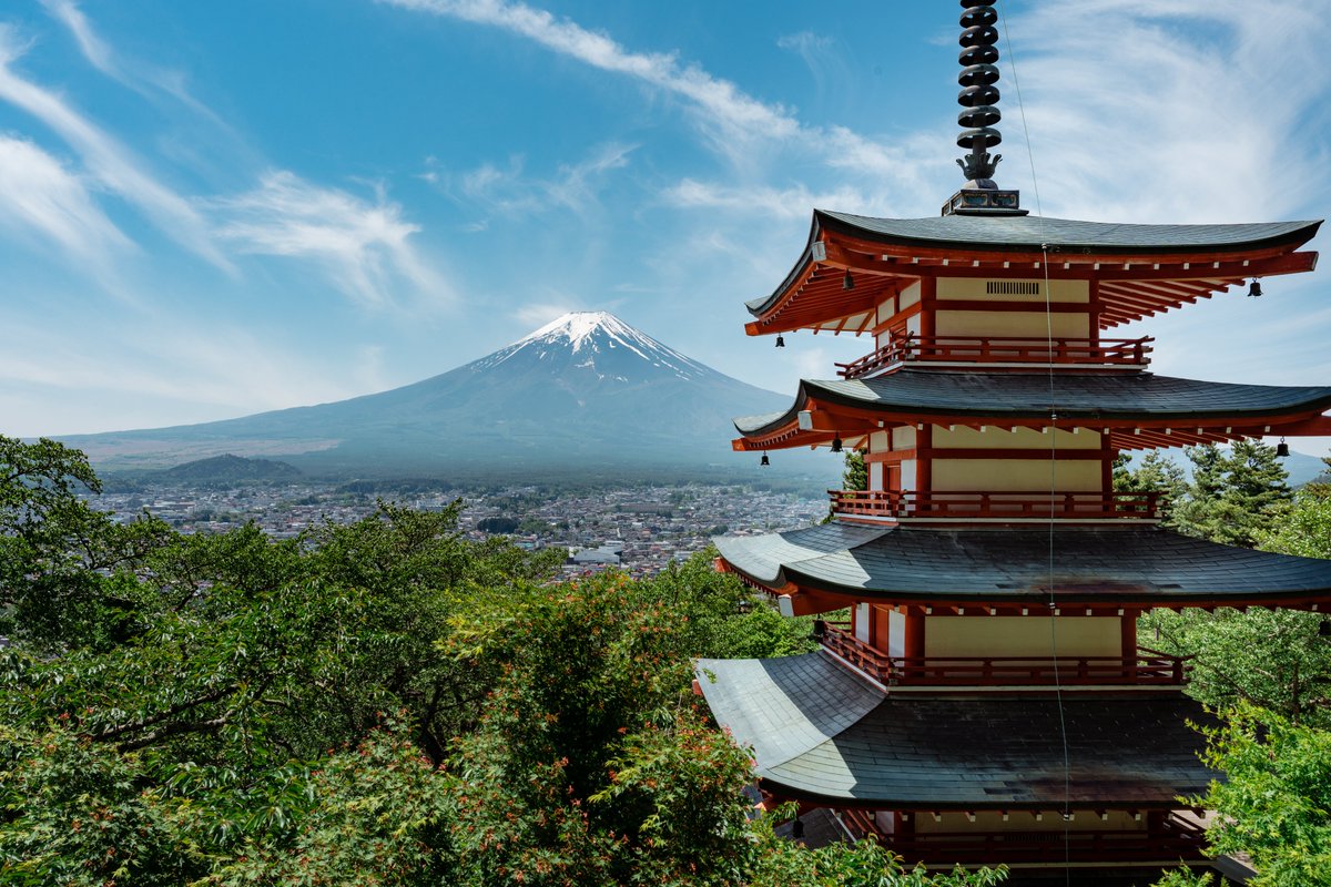 Ichiban_Japan's tweet photo. Le printemps à Fujiyoshida, la ville au pied du mont Fuji 🗻🍃 https://t.co/SUtjUUyTWY