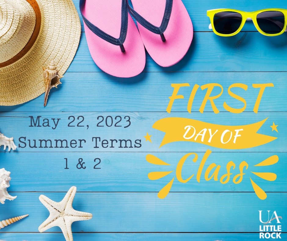 Happy First Day of Summer Terms 1 &amp; 2!