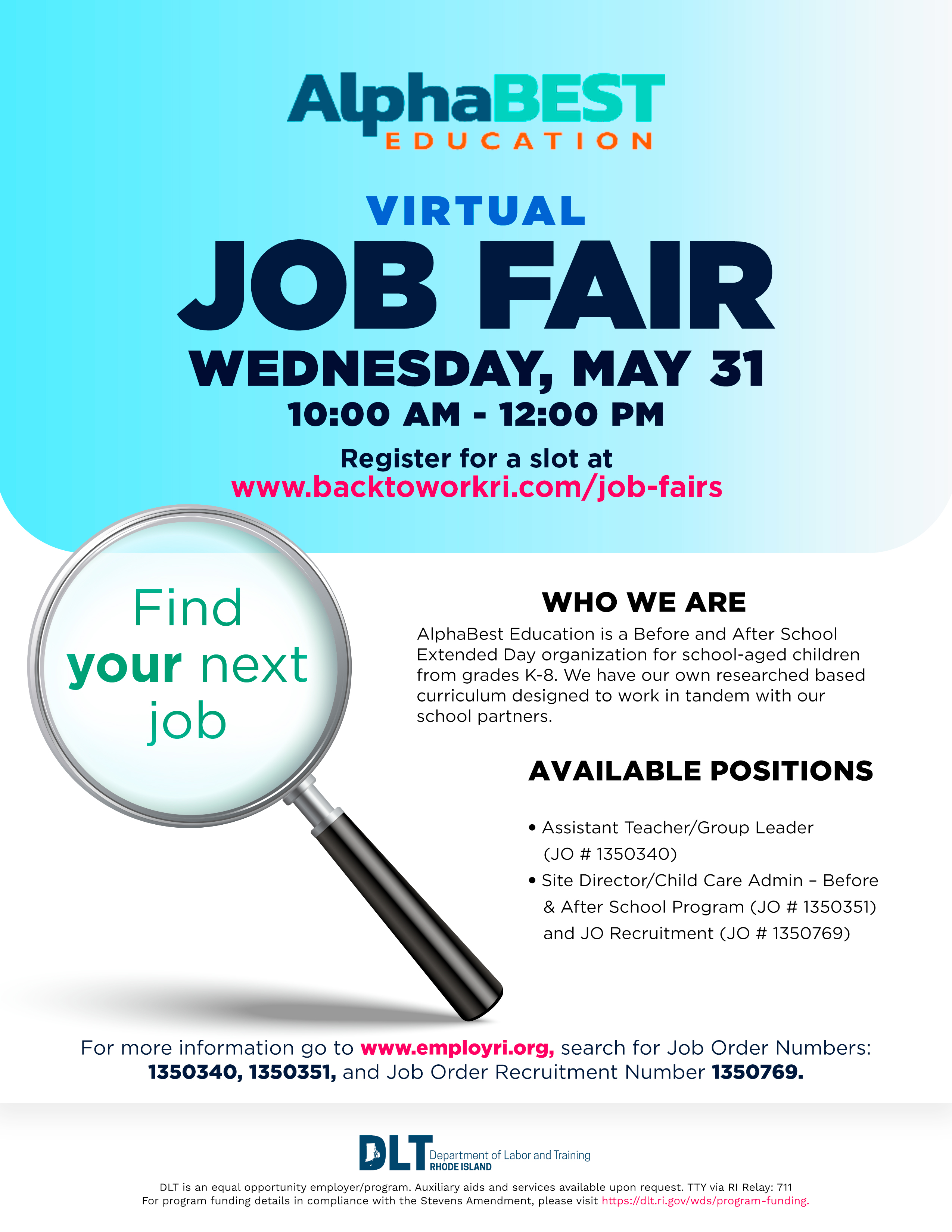 RI Department of Labor & Training (RI_DLT) / Twitter