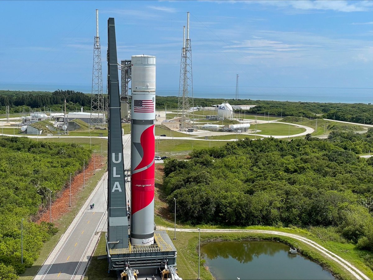 A beautiful day to roll. #VulcanRocket