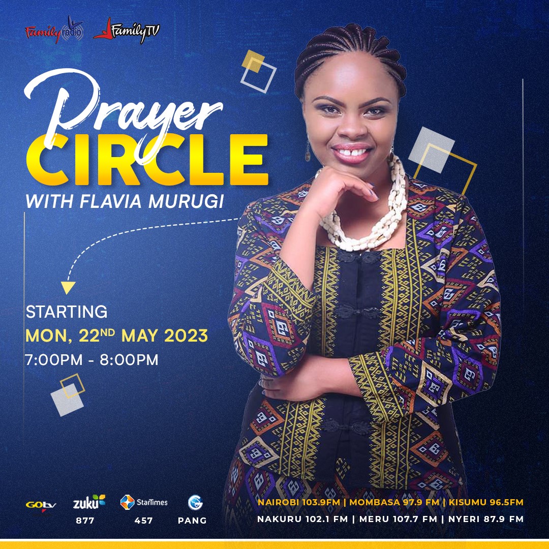 FamilyMediaTV's tweet photo. A new beginning is here with us! In a season of transitions, we introduce to you @FlaviaMurugi as our new host of Prayer Circle starting tonight.

#PrayerCircle #newseason #prayers https://t.co/oyPZCzBwdH
