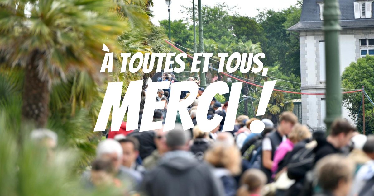 🥳 À toutes et tous, merci ! Vous étiez 160 000 au #PauMotorsFestival !

Quelle sera la suite ? A nous collectivement de l’imaginer et de l’écrire...  🫶 grandprixdepau.fr/vous-etiez-160…