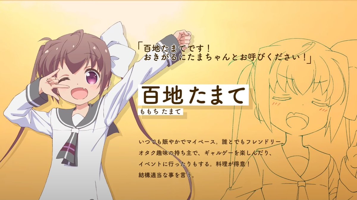 お誕生日おめでとうございます。
スロウスタート　百地たまて（CV:伊藤彩沙）

#百地たまて
#百地たまて生誕祭2023
#百地たまて誕生祭2023