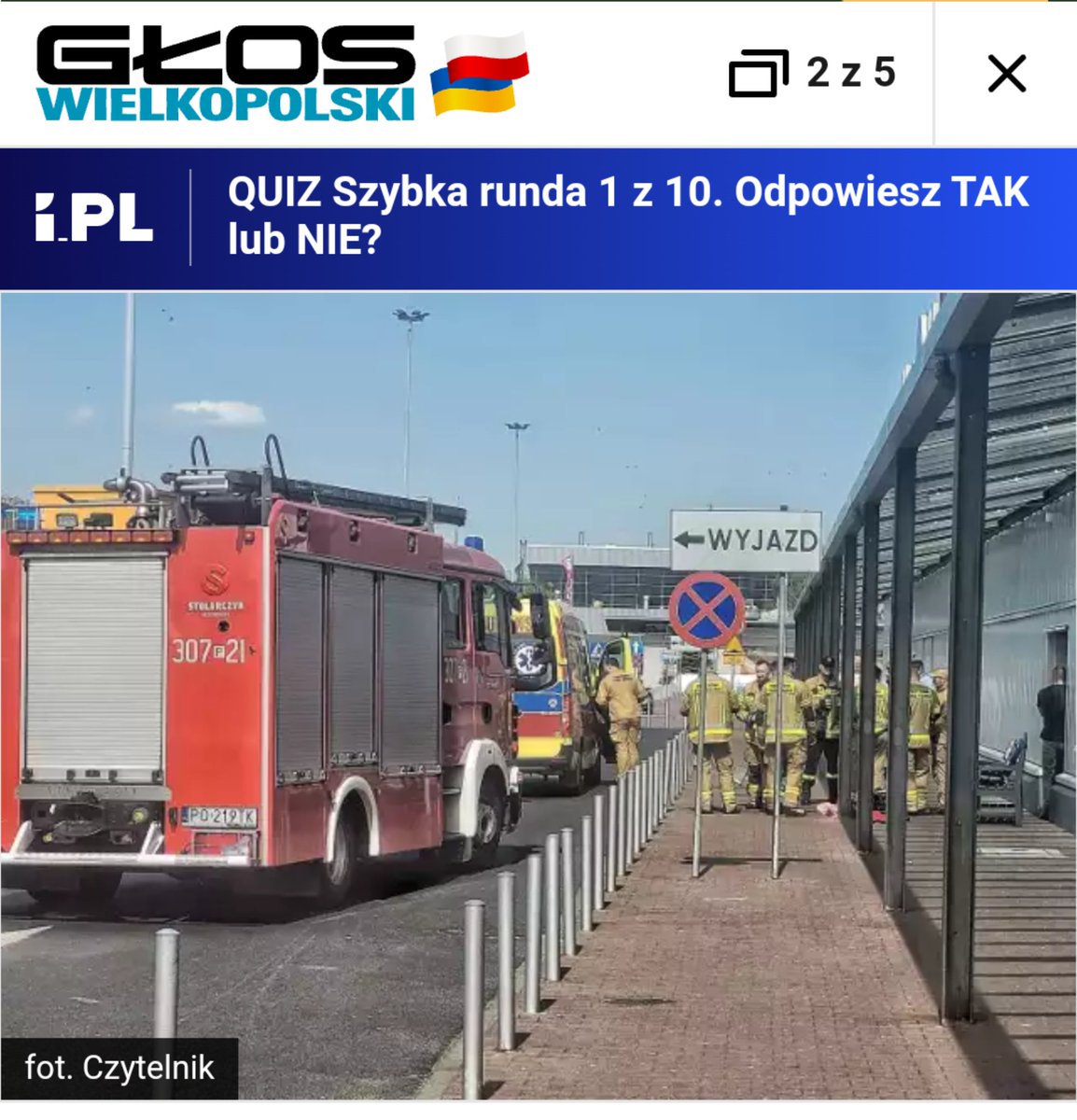 wybranowski's tweet photo. Przypadkiem bylem w poznanskim M1 po tym jak w jednym z punktów nastąpił wybuch. Przyjechała straz, policja, zrobiłem zdjęcia - wrzuciliśmy je na "Głos Wlkp" -jako "Czytelnik". 

Godzine pózniej widzę moje (!) zdjecia, tez  "Czytelnik" na serwisie e- poznan, z logiem tego serwisu https://t.co/5d46bHPr8d