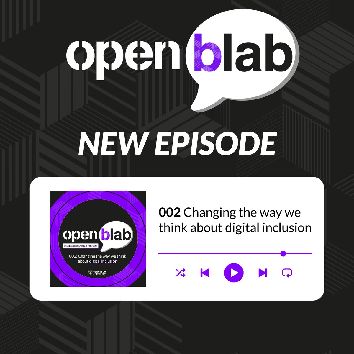 📻 Listen 'Changing the Way We Think About Digital Inclusion' ➡️ blab.openlab.dev/002/

We’re so excited to be joined by @ParnabyAdam from Open Lab, <a href="/adshill/">Adam Hill FRSA</a> from <a href="/SunSoftCity/">Sunderland Software City</a>, and <a href="/reb_678/">Richard Boggie</a> from <a href="/VONNENews/">VONNE</a> to have a frank discussion about #digitalinclusion on the new Open Lab