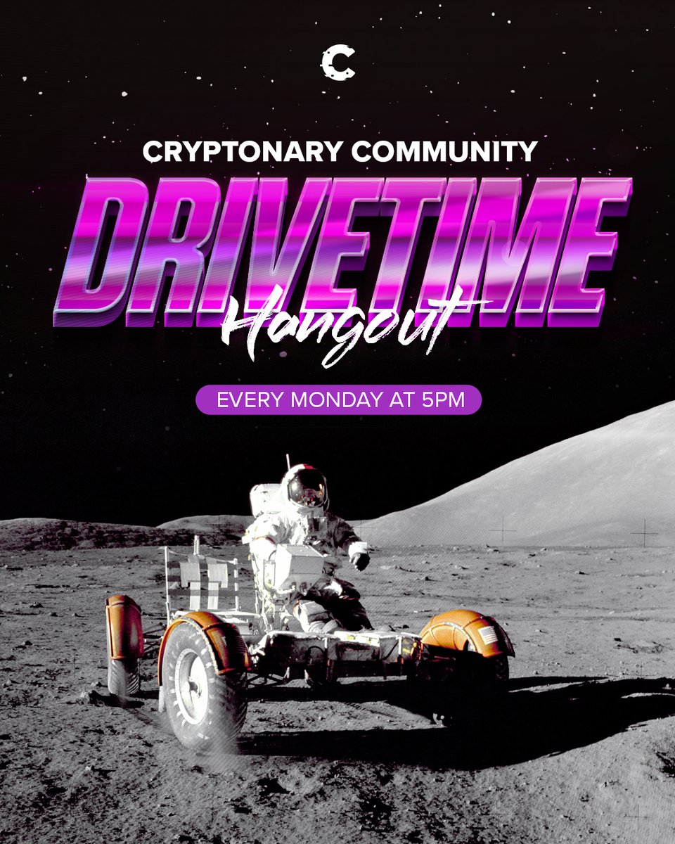 cryptonary's tweet photo. 📢Our weekly Drivetime Hangout goes Live in 1 hour &amp; 🆓 to join.

An Open mic🎙️, covering: 

1⃣Latest updates in the world of #Web3 
2⃣@Ledger shitshow
3⃣ #Bitcoin  Miners' new paradise
4⃣Astonishing EU Regulations
&amp; more...👀 

Don't miss this one👇
https://t.co/18JHciBvWF https://t.co/TDxu87szhA