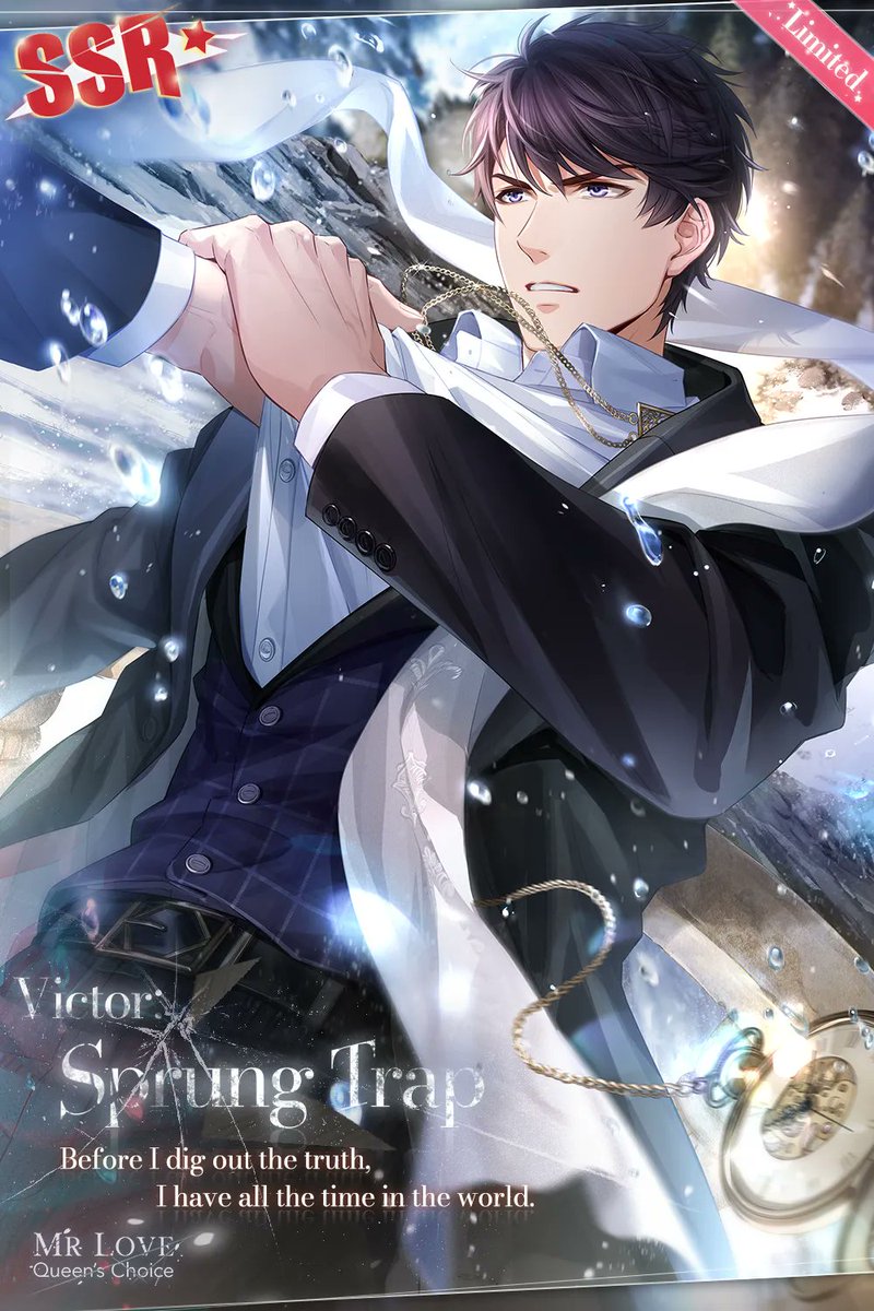 MrLoveMobile's tweet image. "Before I dig out the truth, I have all the time in the world."

📅2023/05/25 5:00 - 2023/06/03 23:59 PST

✨SSR Karma [Victor: Sprung Trap] will be available in the [Milky Way] for 10% OFF!

"You choose where we land."

#MrLoveMobile