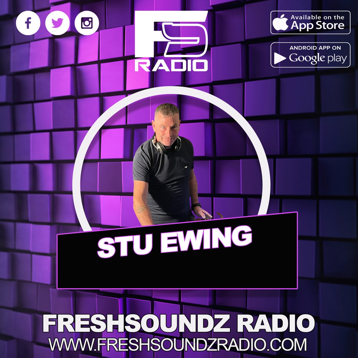 FreshSoundzuk's tweet image. Get locked into the sounds of Stu Ewing live now - #QuickRecord in Operation