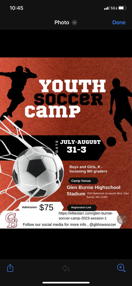 Registration is now open:

elitestarr.com/glen-burnie-so…