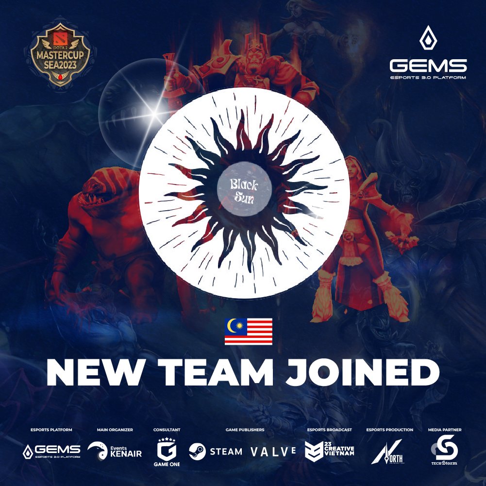 gemsgg_official's tweet photo. 📣 TEAM BLACK SUN - RISING STARS! 🌟✨

🔥 We're excited to introduce Team Black Sun, a professional Dota 2 team from Malaysia https://t.co/L5UPg0vABQ