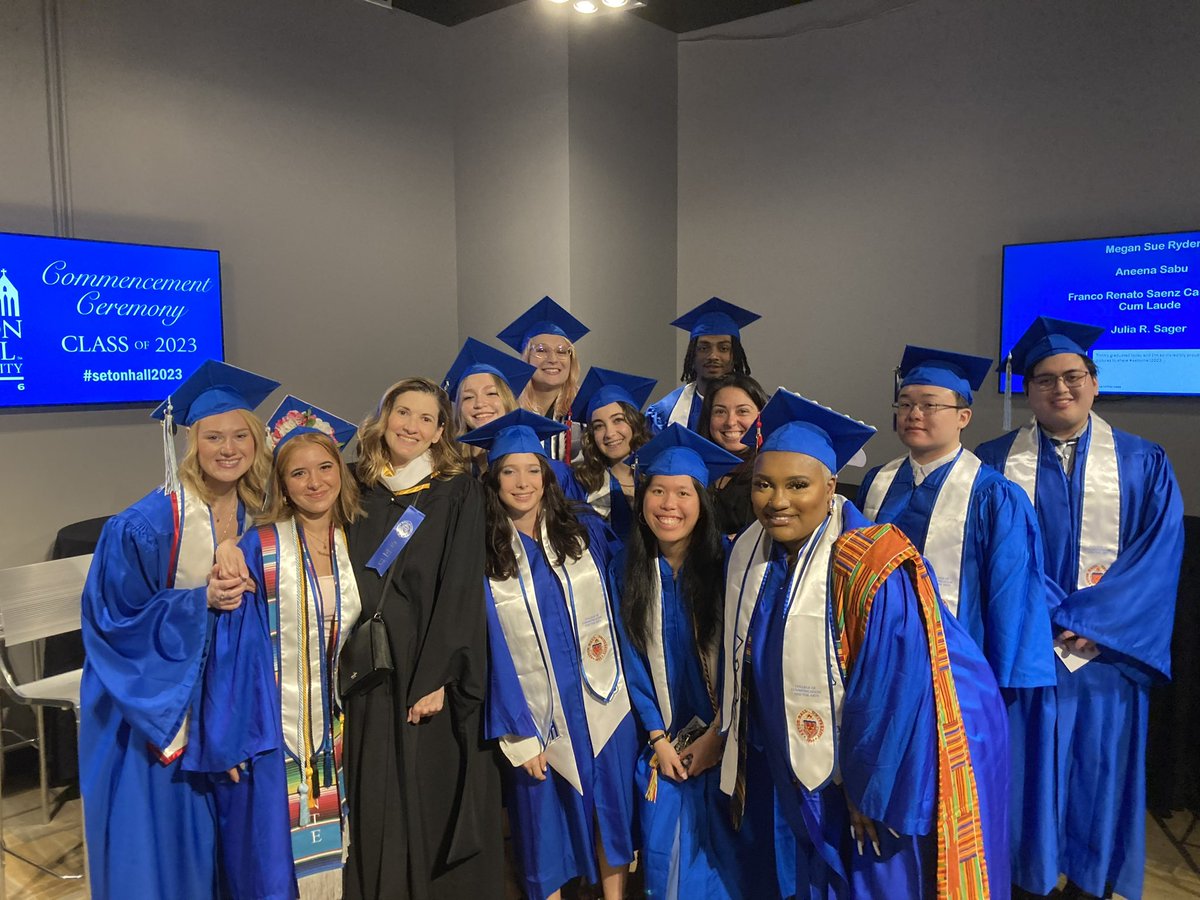 Yayy ADIM! Congrats class of 2023 💙💙💙 #SetonHall2023