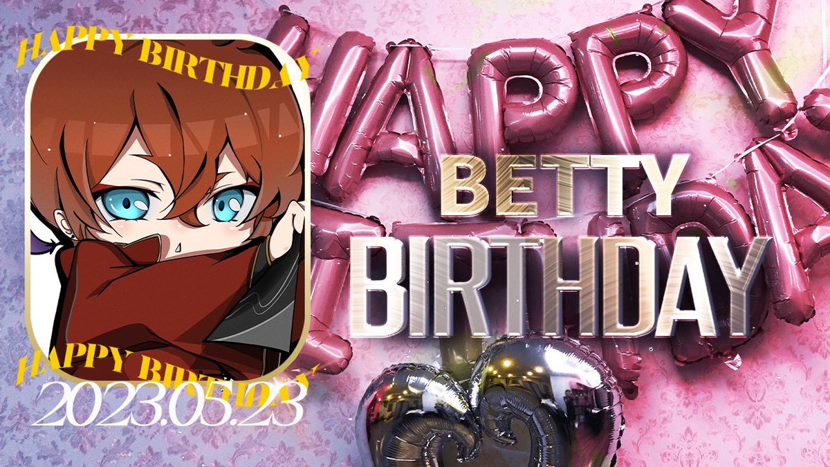 AlphaD_Official's tweet photo. ／
本日5月23日はAvesリーダー
"Betty"のお誕生日🎉

べっちゃん、お誕生日おめでとう🍆
＼

🔻Betty🔻
@Betty_Y_Y https://t.co/lyNfaT3mwI