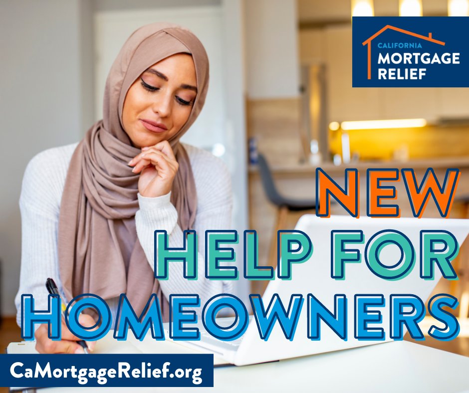 The California Mortgage Relief Program has expanded to help even more homeowners in 2023!

Details can be found at CaMortgageRelief.org/whoiseligible. 

#CaMortgageRelief #SaveYourHome #GetCaughtUp