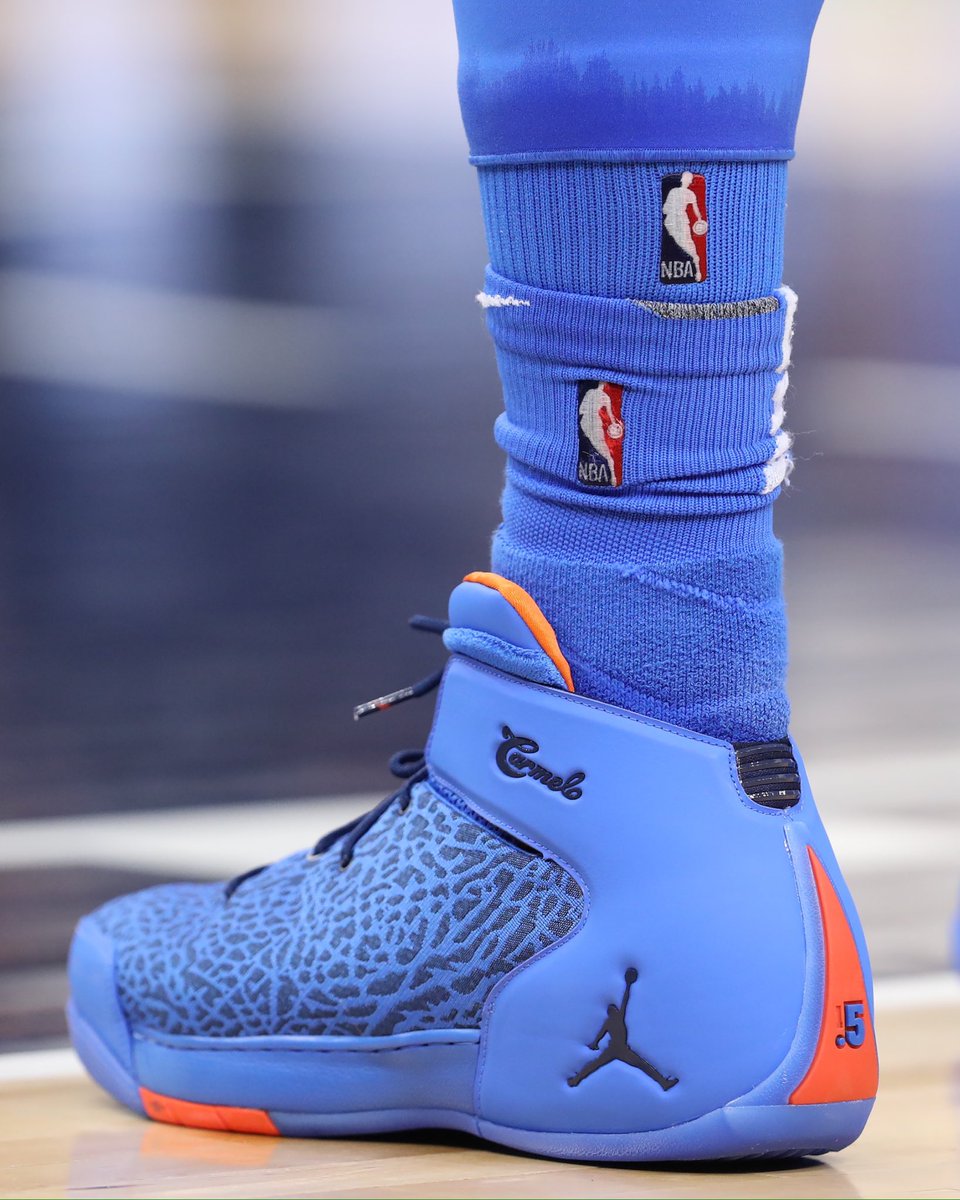 Shout out Carmelo Anthony, shout out the Jordan Melo 1.5, shout out to the future Hall of Fame induction #StayMe7o