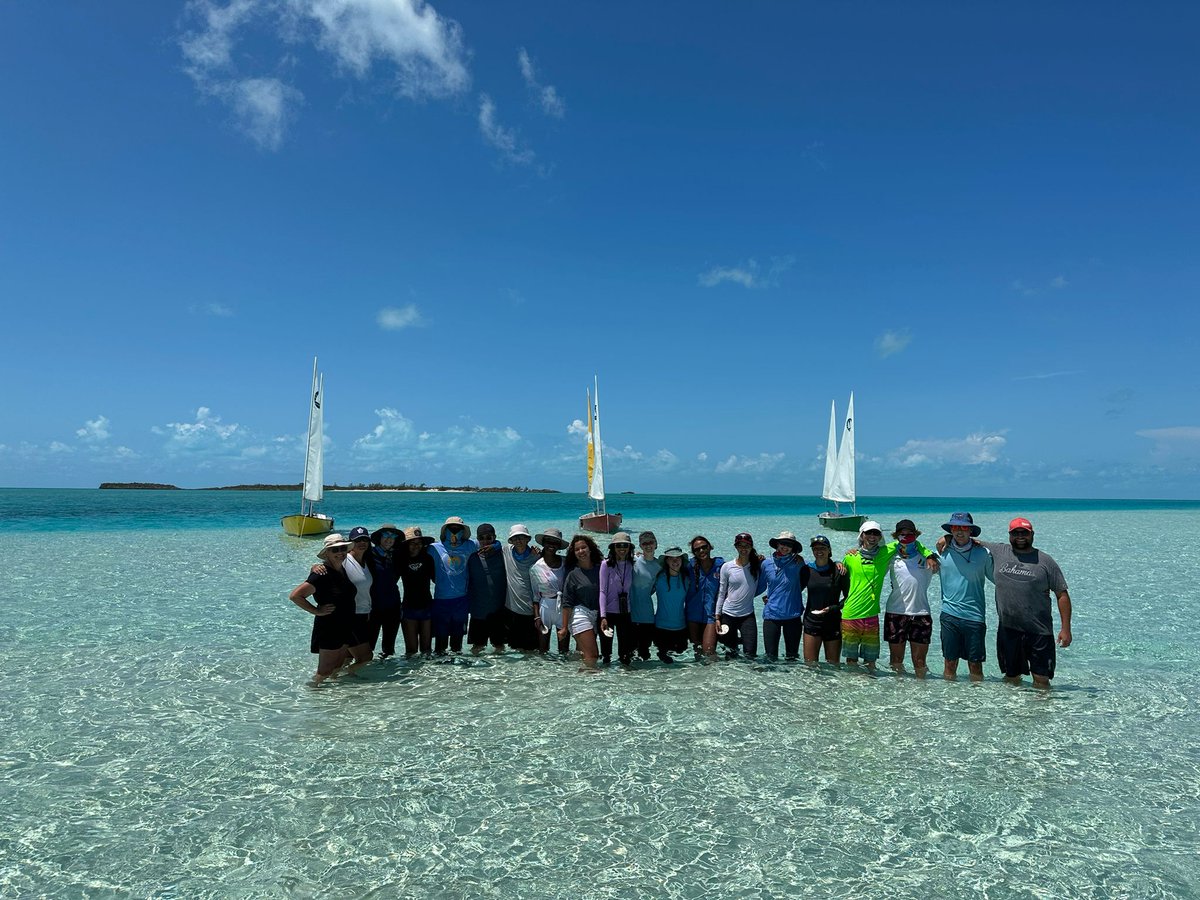 LyfordSchool's tweet photo. Seventeen Grade 11 students successfully completed the GGYA Gold expedition from Barratterre, Exuma to Little Farmer’s. They completed over 80 kilometres of sailing while camping for three nights on Lignum Vitae Cay, Big Farmer’s Cay, and Williams Cay. #transformativeexperiences https://t.co/4m3kmIhYNI