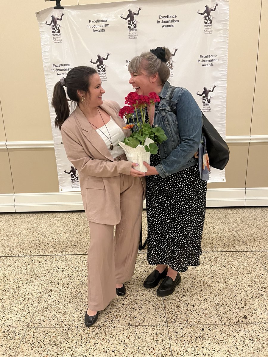 Franco_Detroit's tweet photo. Several Franconians attended the 2023 @spj_tweets Excellence in #Journalism Awards. We had a blast recognizing this year's journalists and supporting Franco #IntegratedCommunications Supervisor and @SPJDetroit Chapter Board Member Tracy Wolf! https://t.co/P0v8r1mRSP