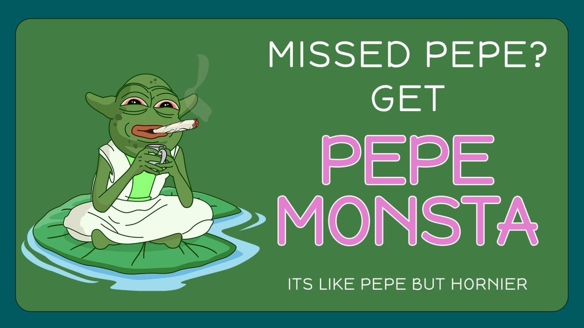 GemsScope (@gemsscope) on Twitter photo Introducing Pepe Monsta $MEPE 🐸😈
.<a href="/PepeMonstaWTF/">Pepe Monsta</a> brought to you by the same team created <a href="/thecakemnstr/">Cake Monster</a> in 2021, which reached 250M at ATH
✅️ MEPE Fairsale raised 300 ETH
✅️ LP locked and Contract Renounced
✅️ Listed on CMC
Chart: dextools.io/app/en/ether/p…
#Mepepartner Introducing Pepe Monsta $MEPE 🐸😈
.<a href="/PepeMonstaWTF/">Pepe Monsta</a> brought to you by the same team created <a href="/thecakemnstr/">Cake Monster</a> in 2021, which reached 250M at ATH
✅️ MEPE Fairsale raised 300 ETH
✅️ LP locked and Contract Renounced
✅️ Listed on CMC
Chart: dextools.io/app/en/ether/p…
#Mepepartner