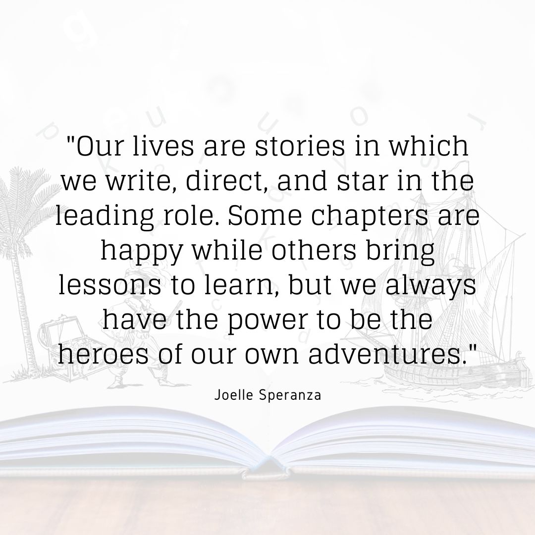 Take the reins and be your own hero! Our lives are amazing stories we write. Learn from the hard lessons, savor the joys - but always remember we have the power to be the protagonists of our own adventures! #BeTheHero #TakeCharge rb.gy/v7xgu