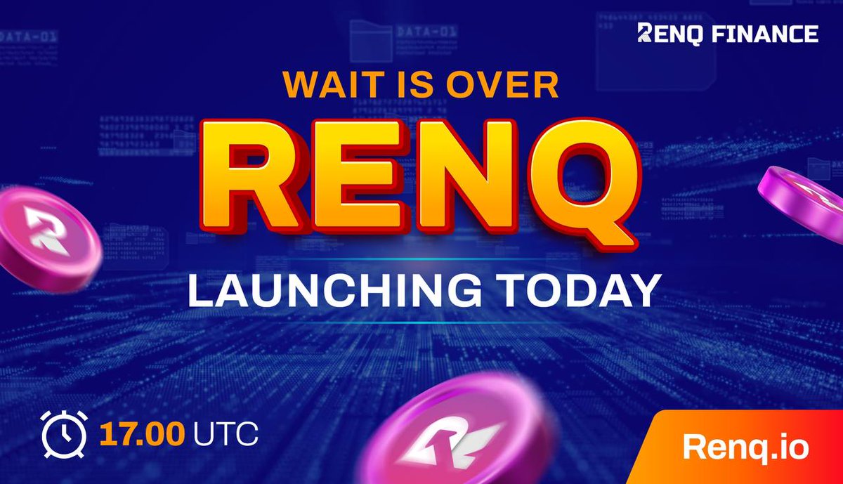 🚀 Exciting updates for $RENQ! RenQ Finance will be launching on Uniswap on 22-May at 17:00 UTC.

Additionally, scheduled CEX listings include Bitmart, Coinstore, LBank, and more to follow.🔥

With over 100,000 watchlist entries on @Coinmarketcap, $RENQ is gaining significant