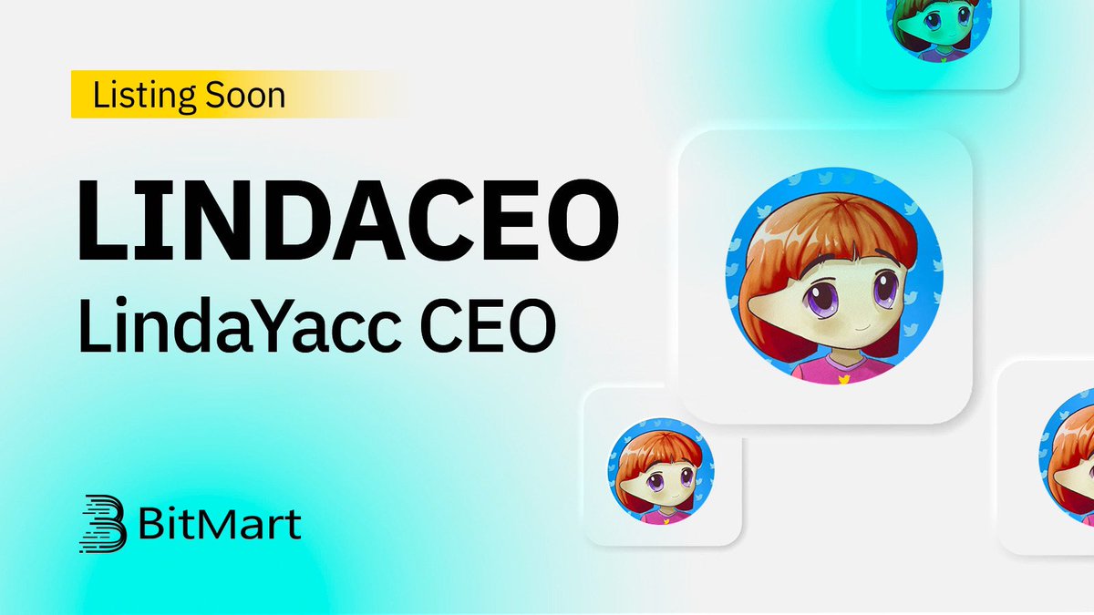 🌟 Upcoming New Listing 🌟

🤩 #BitMart will list LINDACEO <a href="/lindaccceo/">LindaYacc Ceo</a> soon!

Follow our official announcement for more details!

Share in the comments what you like about this project! #LINDACEOBitMartListing