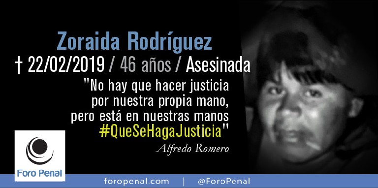 ForoPenal's tweet photo. #22My Hoy se cumple 4 años y 3 meses de la muerte de 𝗭𝗼𝗿𝗮𝗶𝗱𝗮 𝗥𝗼𝗱𝗿í𝗴𝘂𝗲𝘇 el 22/02/2019. 
No la olvidemos #MasacreDeKumarakapay
#QueSeHagaJusticia  
- Foro Penal 
Mas información del caso aquí: https://t.co/54GOqyKoiJ https://t.co/NEs14Iq6oU