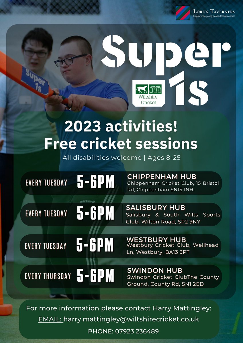 CharterPE_'s tweet photo. A fantastic opportunity for inclusive sport at the cricket club.  #Super1s https://t.co/DksmZZXIgw