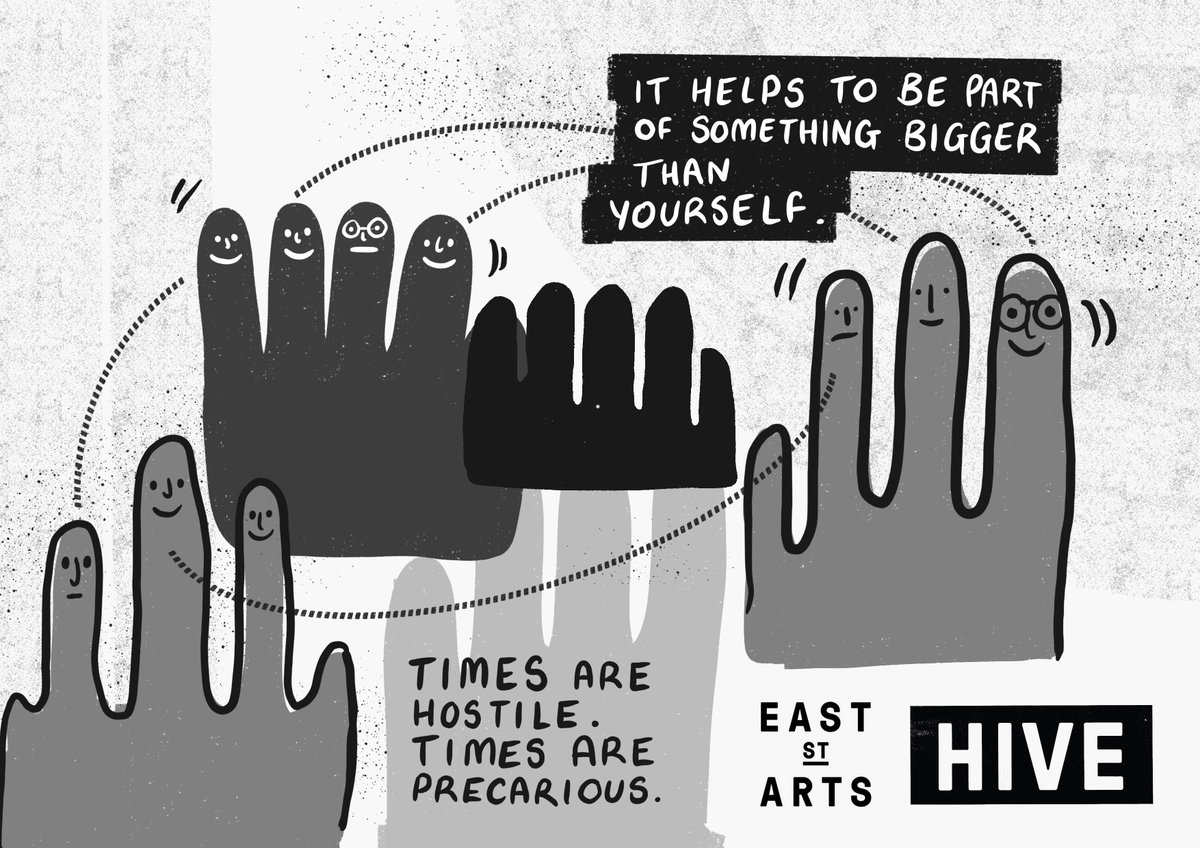 EastStreetArts's tweet photo. Make space for Friends, with Melissa Burntown and Alice Chandler, supported by
@YVANetwork #ESAHive https://t.co/4FSpZm45il