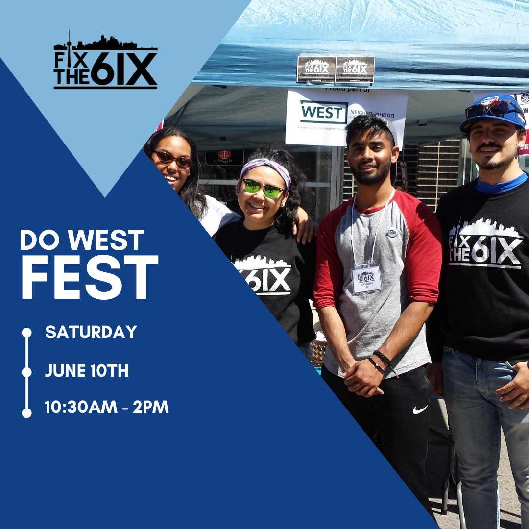 fix6ix's tweet photo. 📢IMPORTANT ANNOUNCEMENT! Fix the 6ix is happy to be participating in @DundasWestFest again this year on Saturday, June 10th! Our table will be located outside of @WestNHouse. Come and stop by, buy some merch or gift cards &amp; enjoy the festival! 😄 https://t.co/NbJ8sqHff7