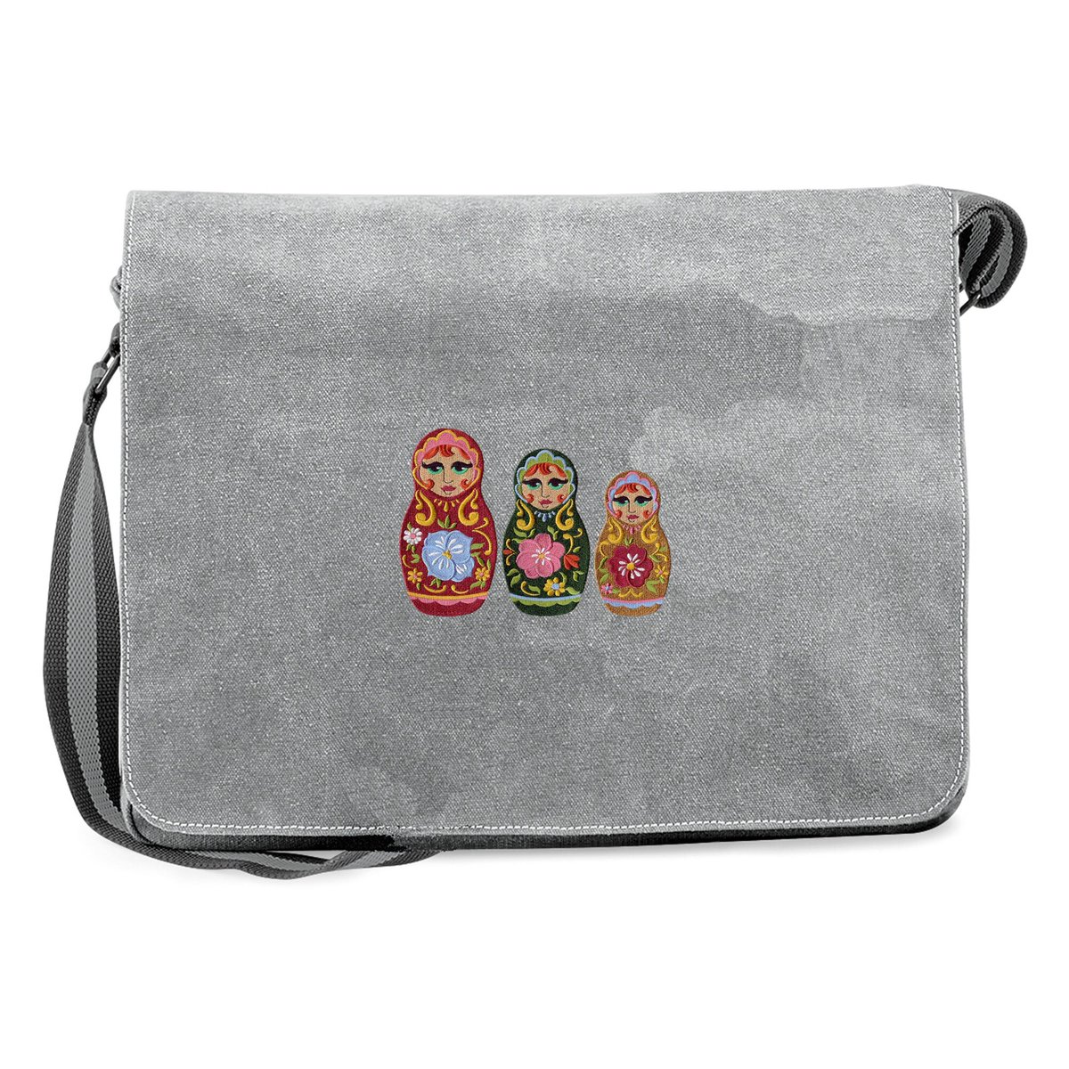 Rekindledluv's tweet image. Smart Buys! Vintage Canvas Messenger Bag with embroidered 'Matryoshka' design - available in 5 colours starting from £45.00 at etsy.com/listing/972187… See more. 🤓 #BeeBag #FrenchBag
